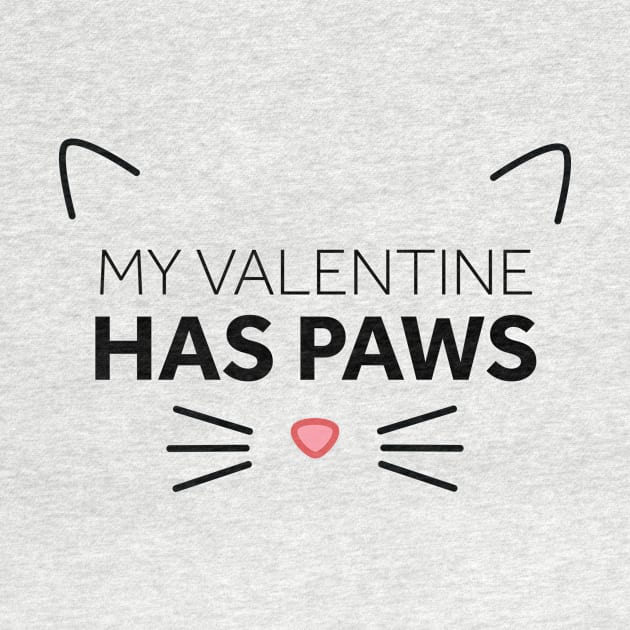 My Valentine Has Paws by murialbezanson